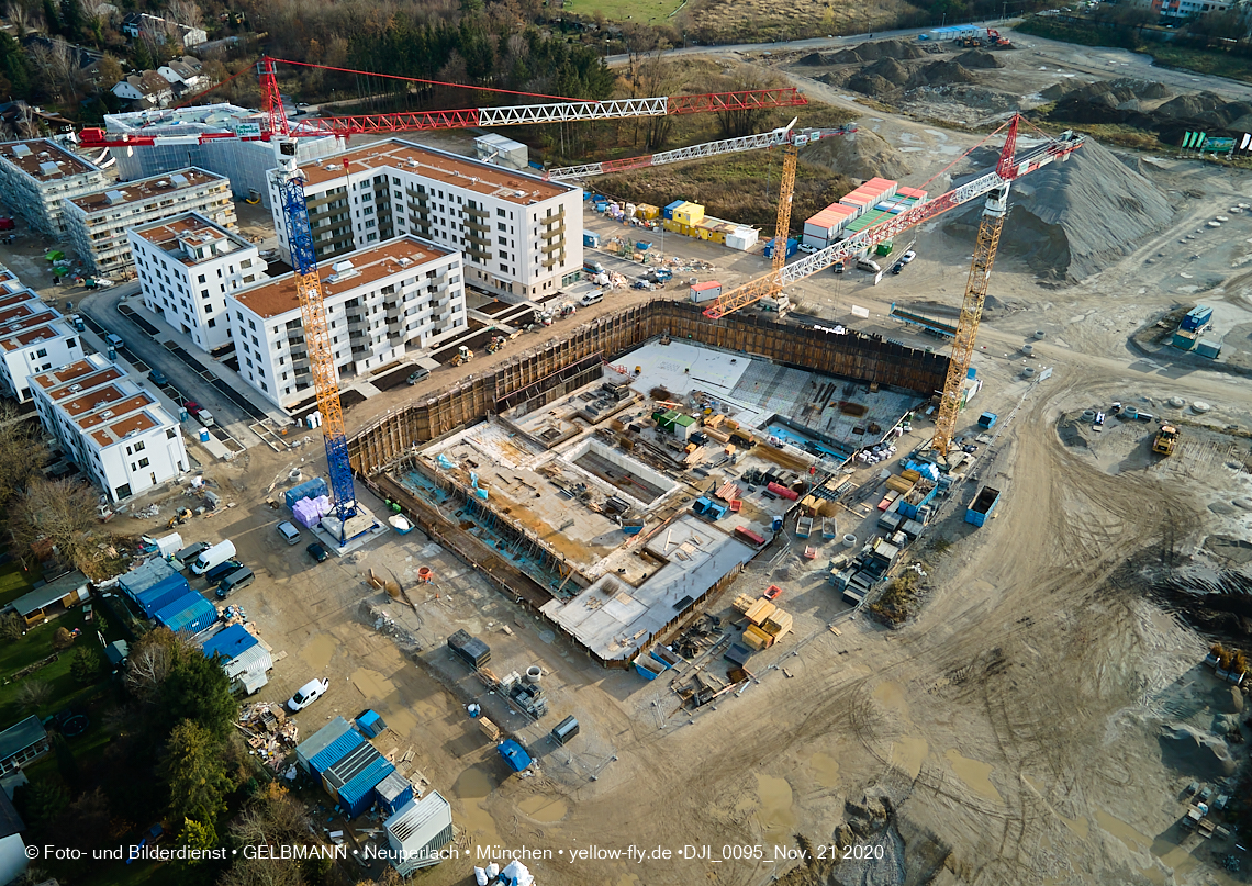 21.11.2020 - Piederstrorfer Gelände und Alexisquartier in Neuperlach in München 21.11.2020 - Piederstrorfer Gelände und Alexisquartier in Neuperlach in München